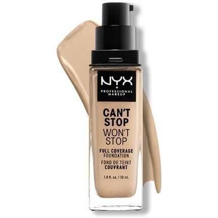 

NYX Professional Makeup Can't Stop Won't Stop Тональный крем с полным покрытием Vegan Formula Warm Vanilla 06.3 30 мл