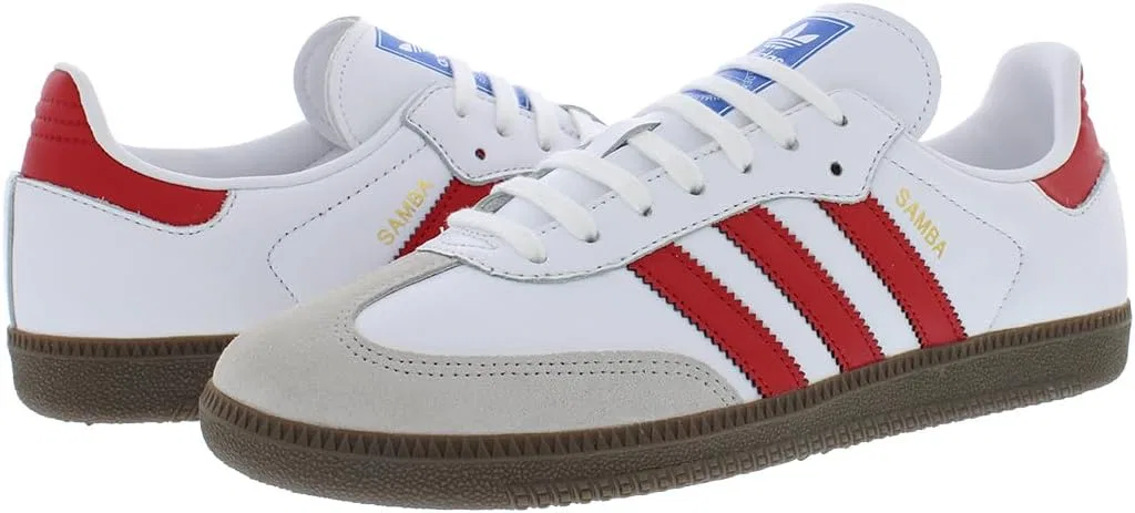Adidas Unisex-Adult The Velosamba, Cloud White/Scarlett/Blue-White — фото 3