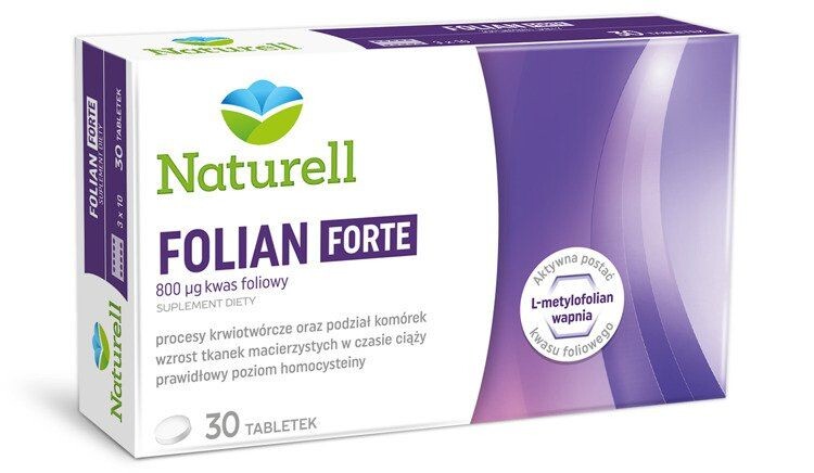 

Naturell Folian Forte таблетки фолиевой кислоты, 30 шт.