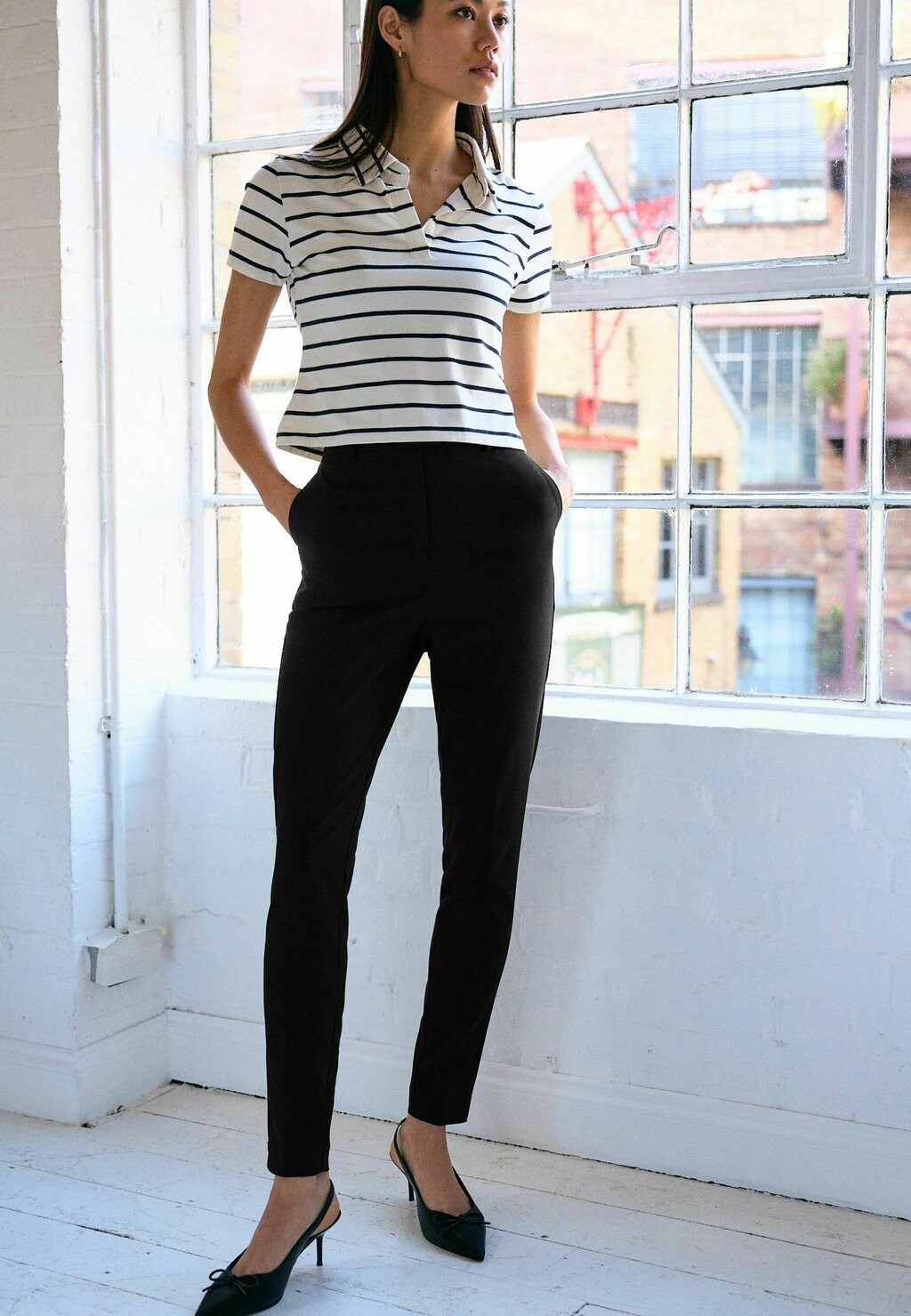 

Чиносы TAILORED STRETCH Next, черный