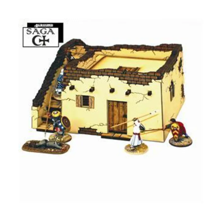 

Арабский сельский дом № 3 (предварительно окрашенный), SAGA Dark Age & Crescent And Cross - Buildings (28mm)