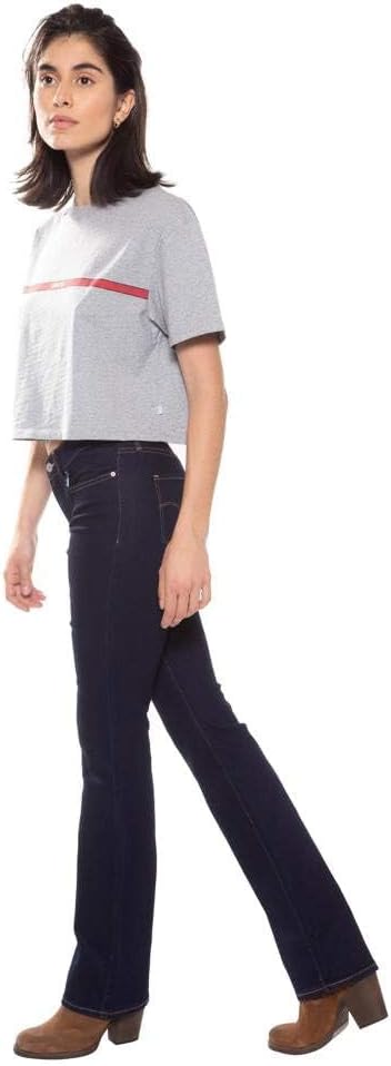Женские джинсы Levi's Plus-Size 315 Shaping Bootcut Jean, темный индиго — фото 2