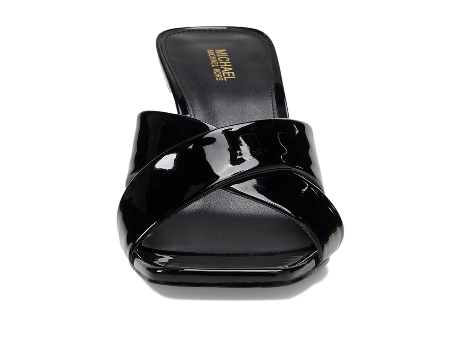 Мюли Michael Kors Clara 40S3CLMS1L-001 женские черные кожаные на каблуке — фото 3