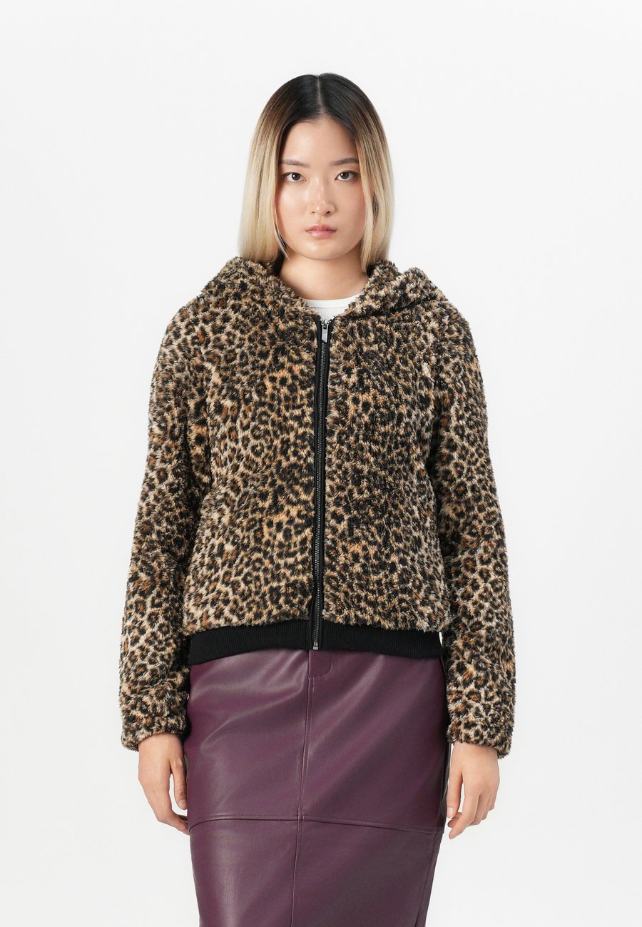 

Флисовая куртка ONLY ONLANNA CONTACT HOOD JACKET, Brown