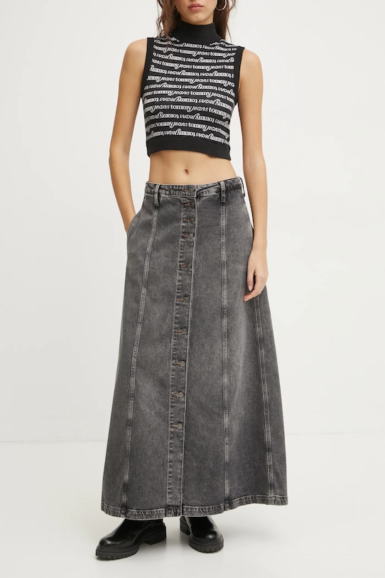 

Джинсовая юбка Tommy Jeans, серый