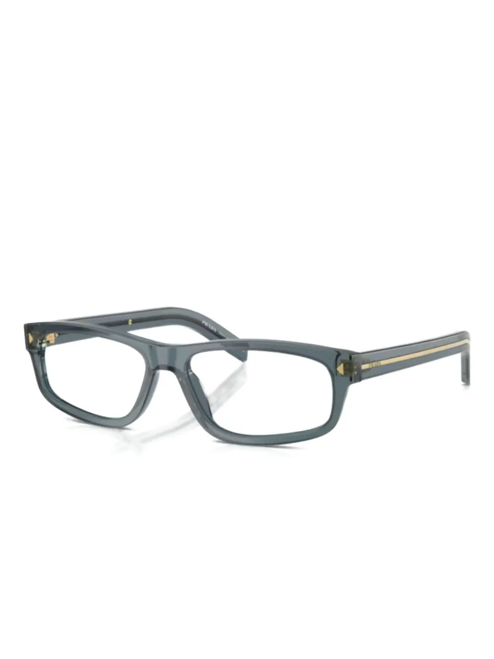 

Очки в прямоугольной оправе Prada Eyewear, синий