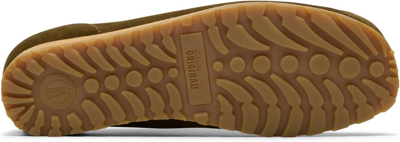 Мужские ботинки Clarks Originals Wallabee RB из оливковой замши 26183094 — фото 3