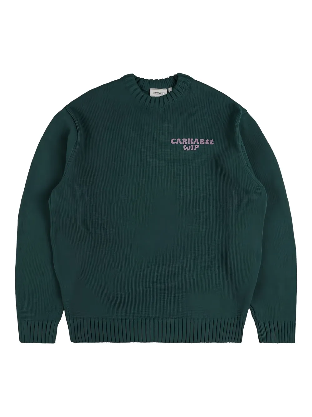 

Свитер с круглым вырезом и логотипом Helix Carhartt Wip, зеленый