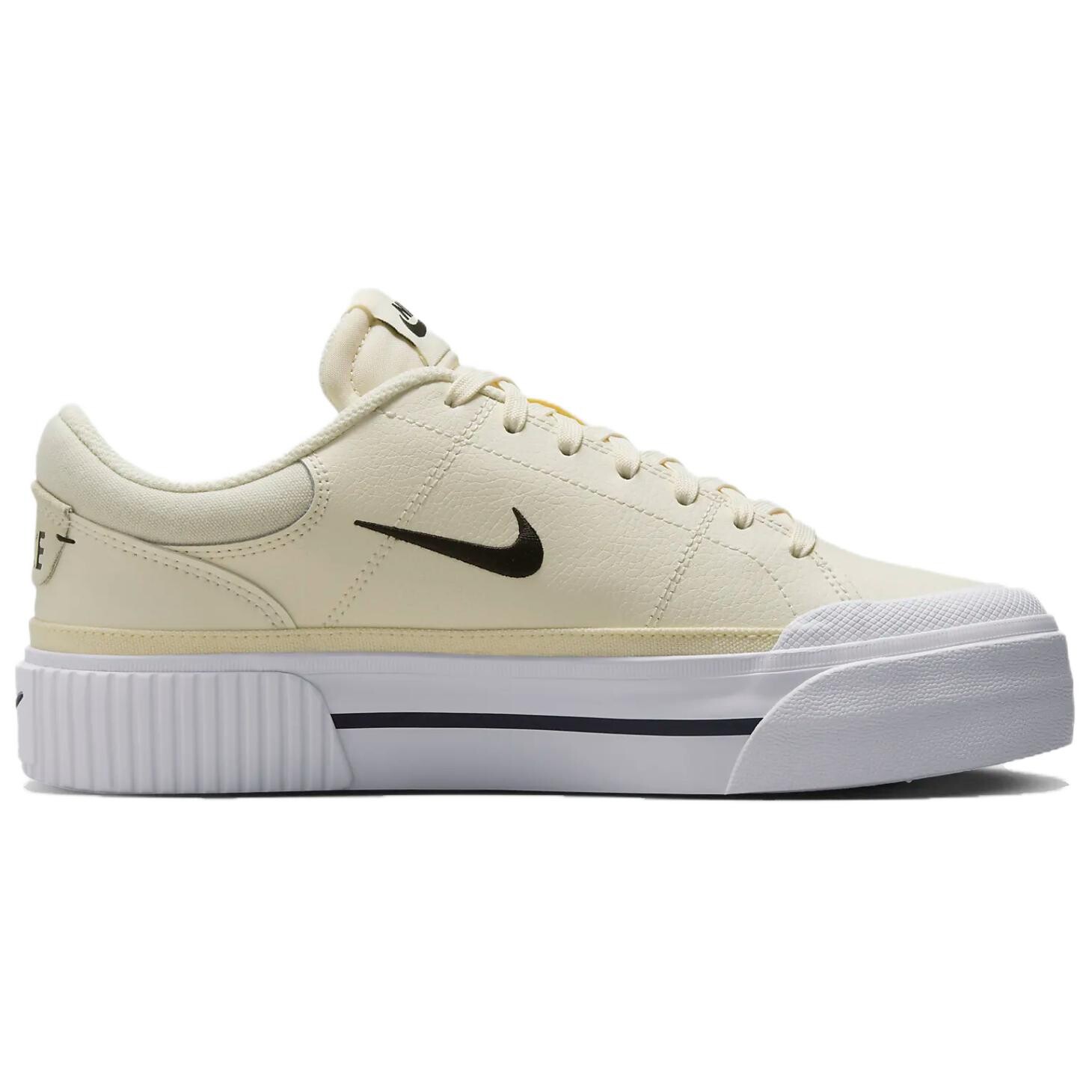 Женские кроссовки для скейтбординга Nike Court Legacy, Yellow/Black — фото 2