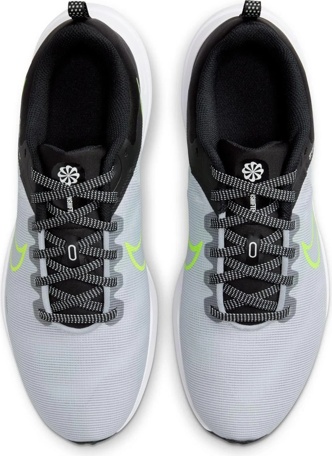 Мужские кроссовки Nike Downshifter 12, Wolf Grey White Black Volt — фото 3