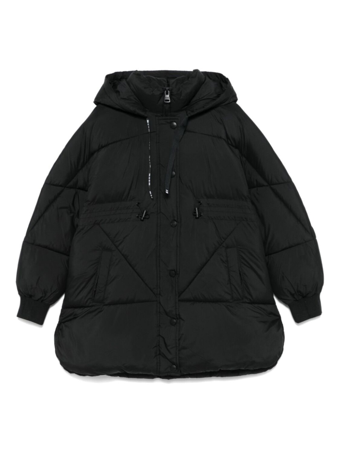 

Стеганая куртка-пуховик MSGM Kids, черный