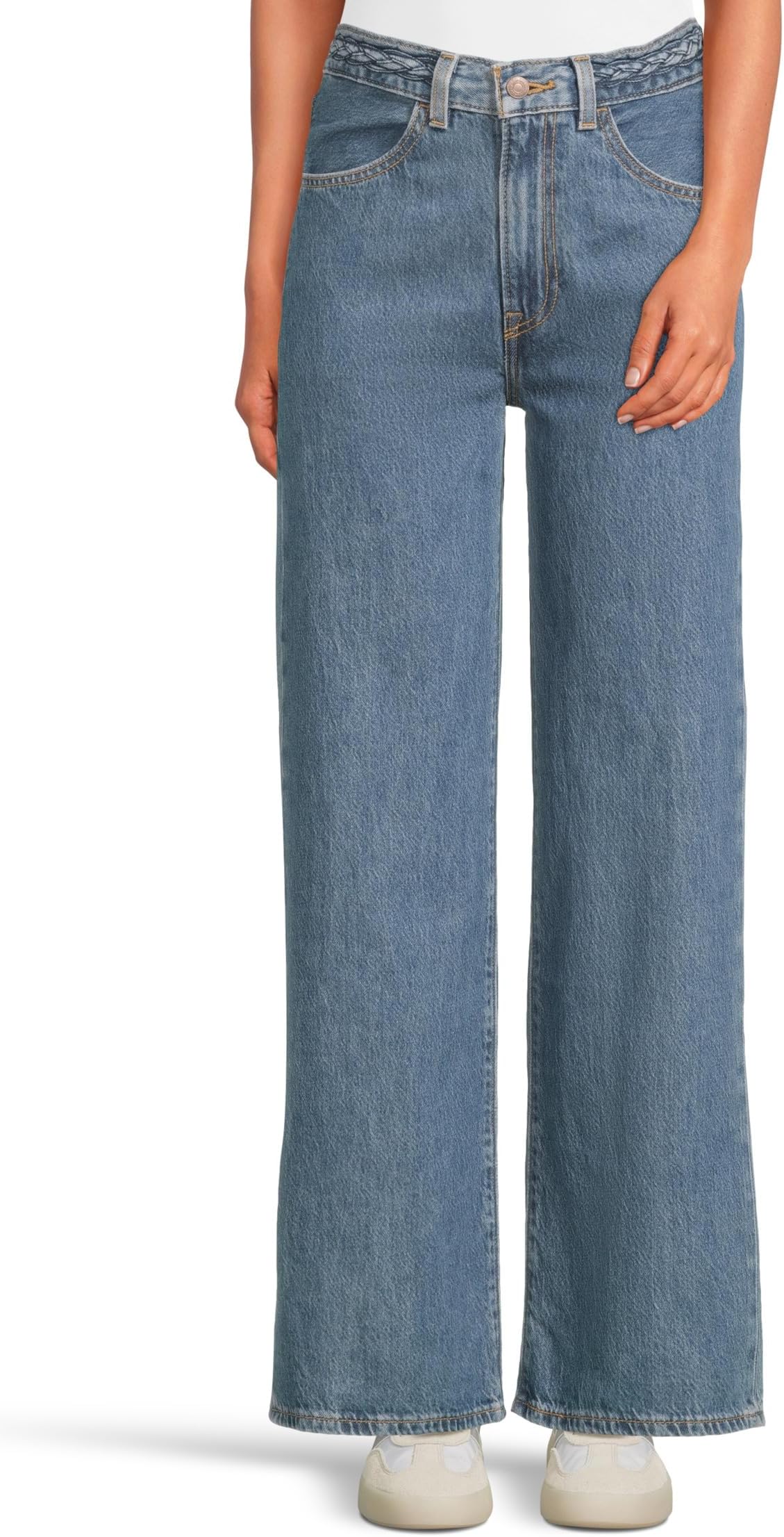 

Джинсы Levi's Premium Ribcage Wide Leg Braided, цвет Big Yikes