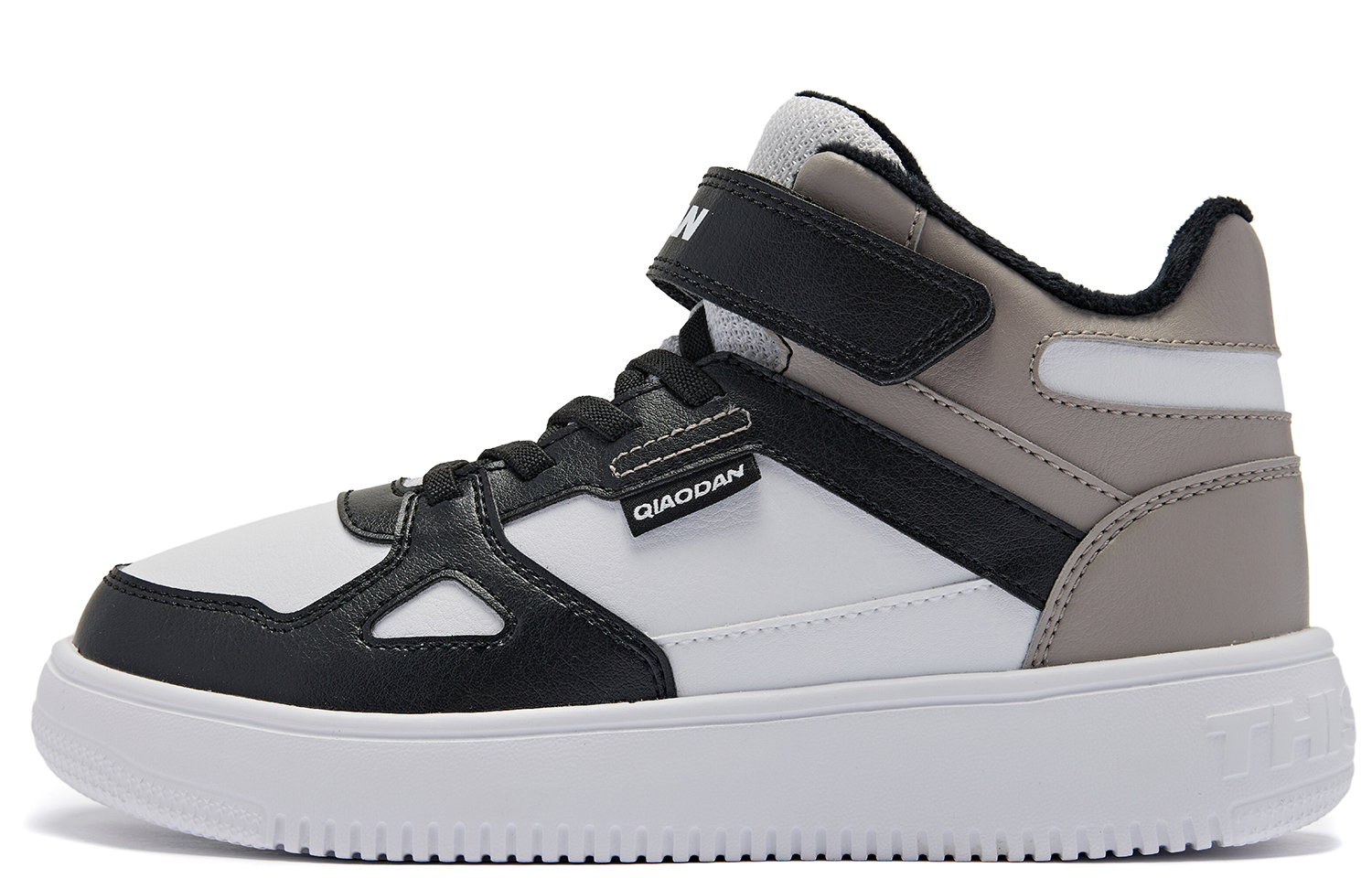 

Скользоустойчивые, износостойкие, легкие низкие детские скейтбординговые кроссовки Jordan White Wild Teenagers QIAODAN, Jordan White/Светлый бежевый