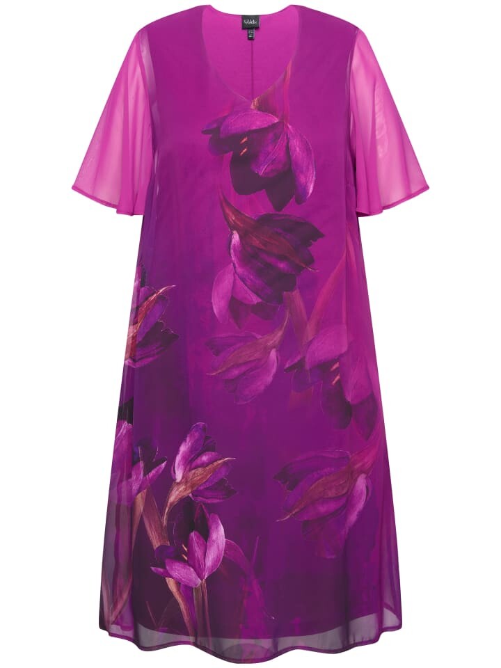 

Длинное платье Ulla Popken Abend, цвет aubergine