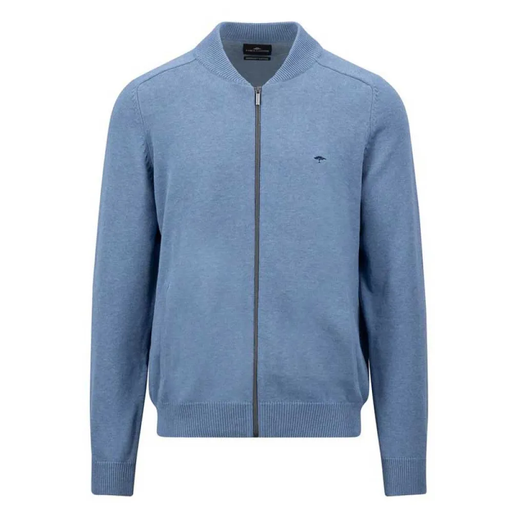 

Свитер Fynch Hatton 1409204 full zip, синий