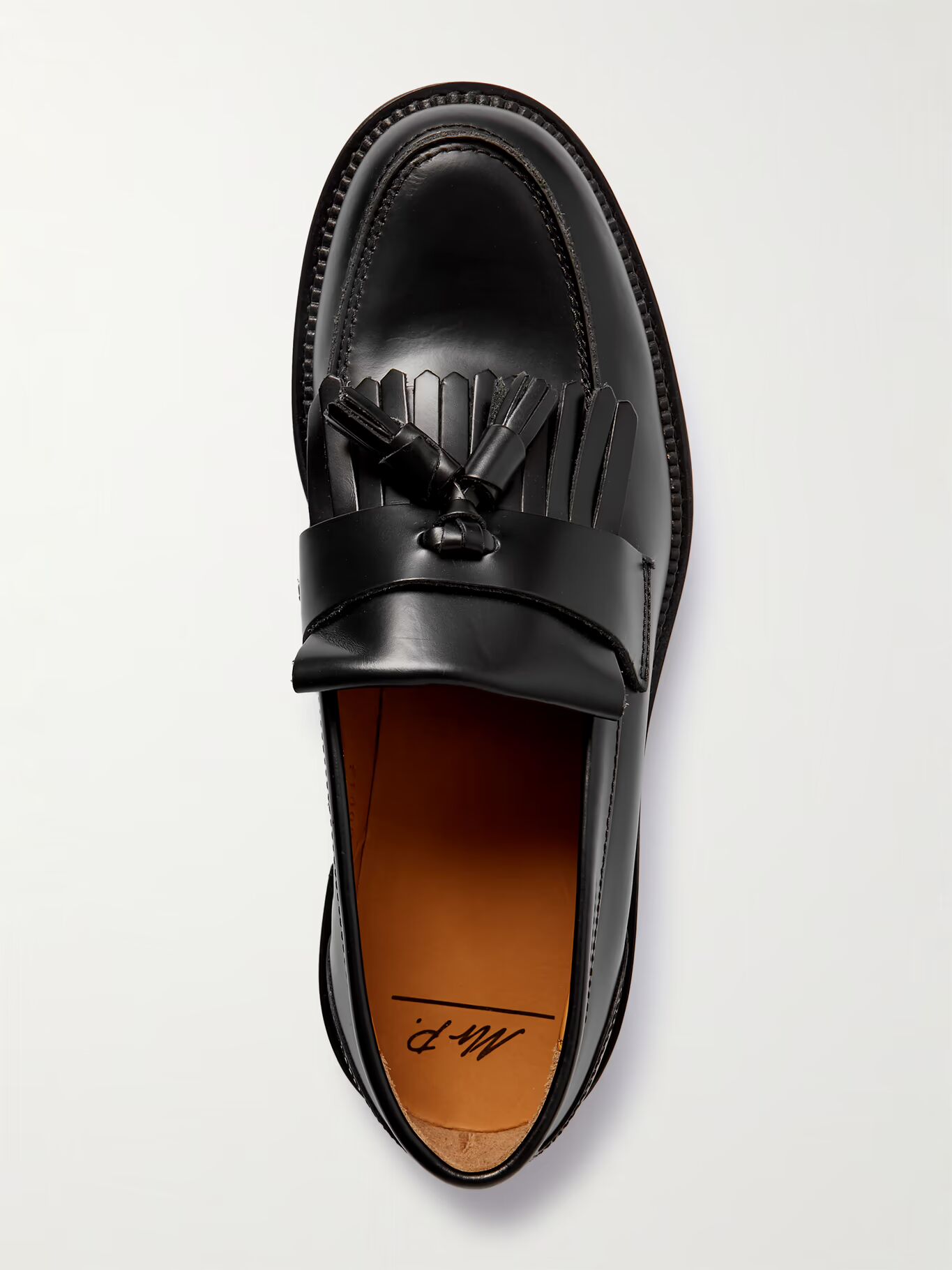 

Кожаные мокасины с бахромой и кисточками Jacques MR P., черный