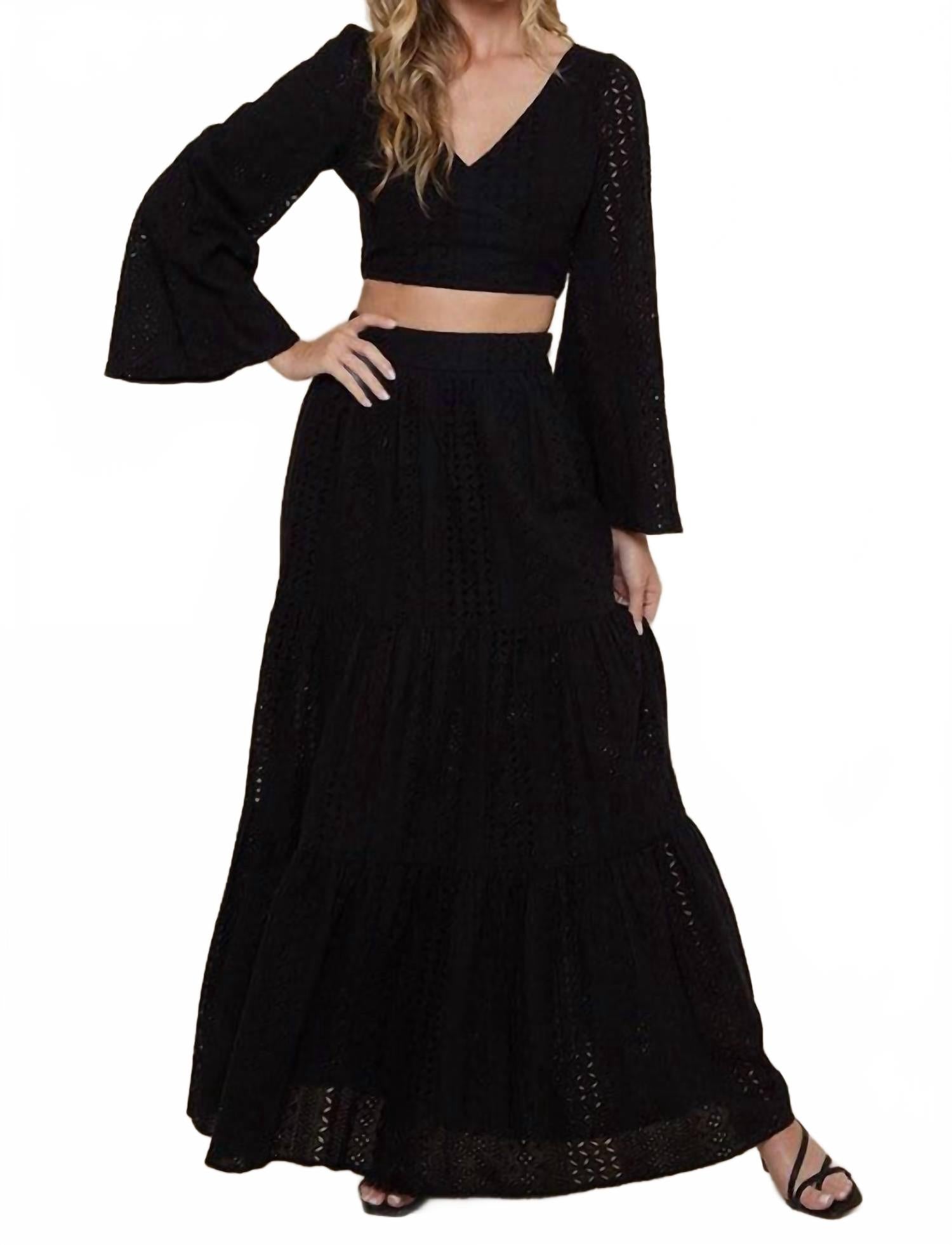 

Комплект люверсов Becky черного цвета Saints & Hearts