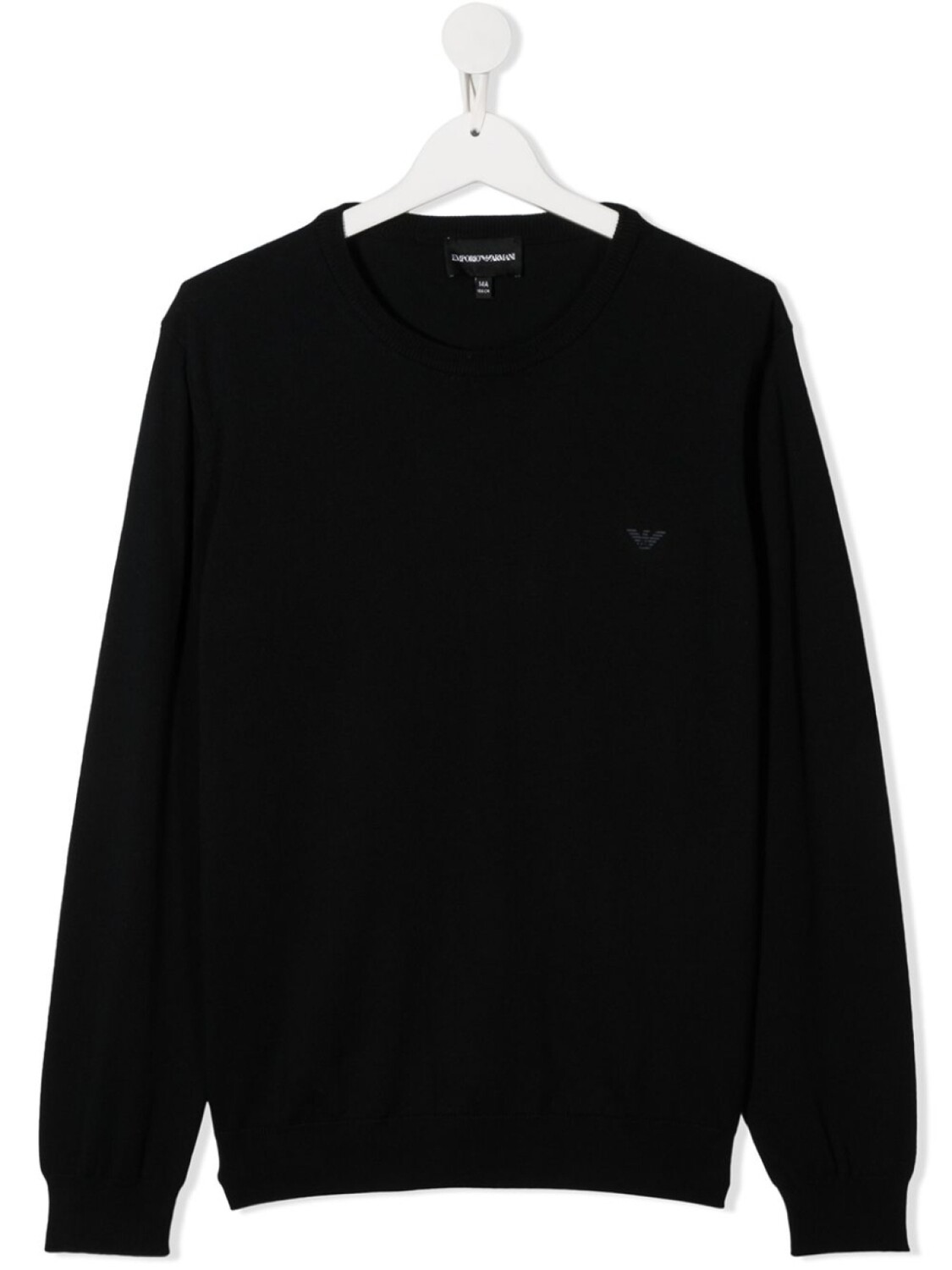 

Джемпер с вышитым логотипом Emporio Armani Kids, синий