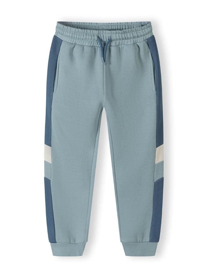 Minoti Комплект из двух предметов: спортивный костюм 27fleece7 дымчато-синего цвета — фото 4