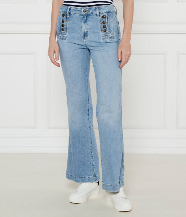 

Джинсы в горничной Flare fit Lauren Ralph Lauren, синий