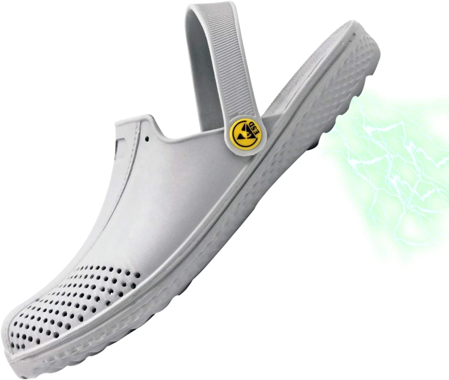 

Заземляющие сабо и обувь для мужчин и женщин с подключением к земле, терапевтические шлепанцы и сандалии унисекс Earthinglife, серый