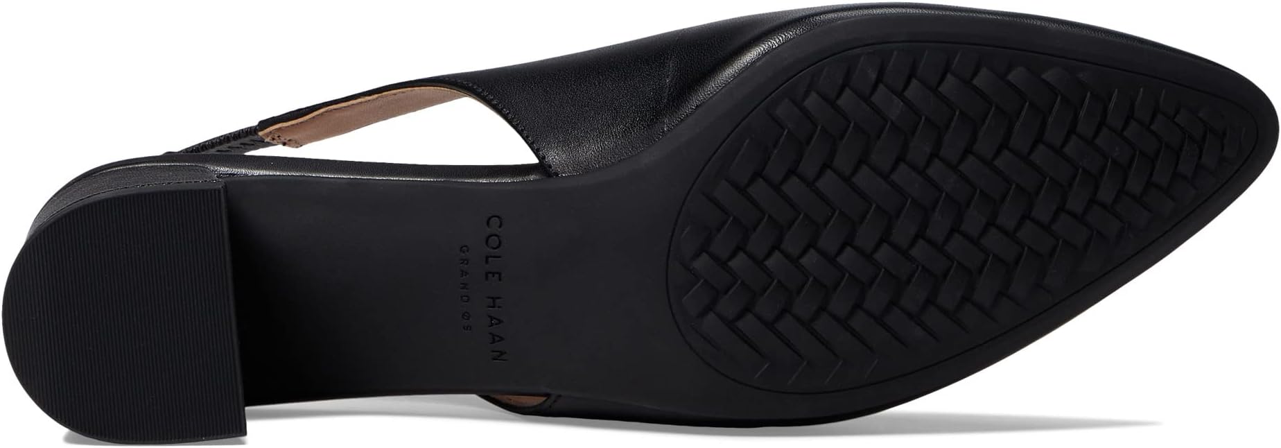 Туфли Cole Haan The Go-To Slingback Pump 45 mm, цвет Black Leather — фото 3