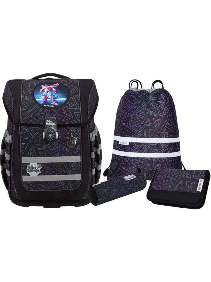 

McNeill Набор школьных сумок ERGO COMPACTO из 5 предметов, цвет TRON, черный