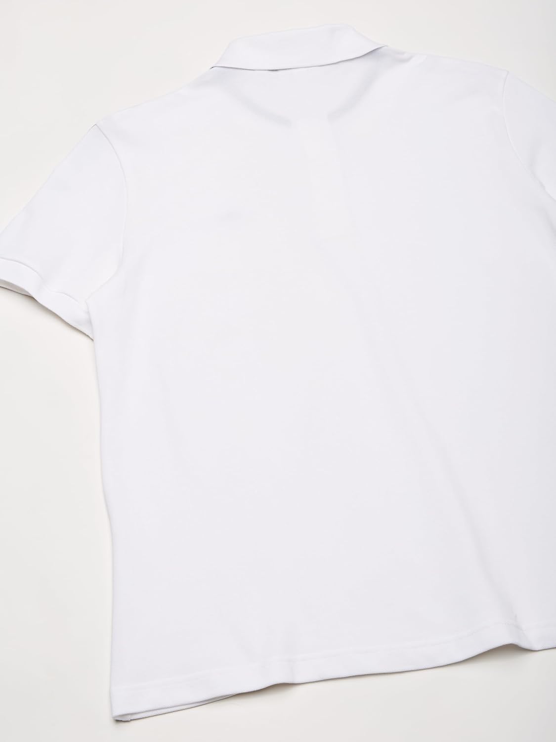 Lacoste мужская поло с логотипом и полосками из пике, White — фото 3
