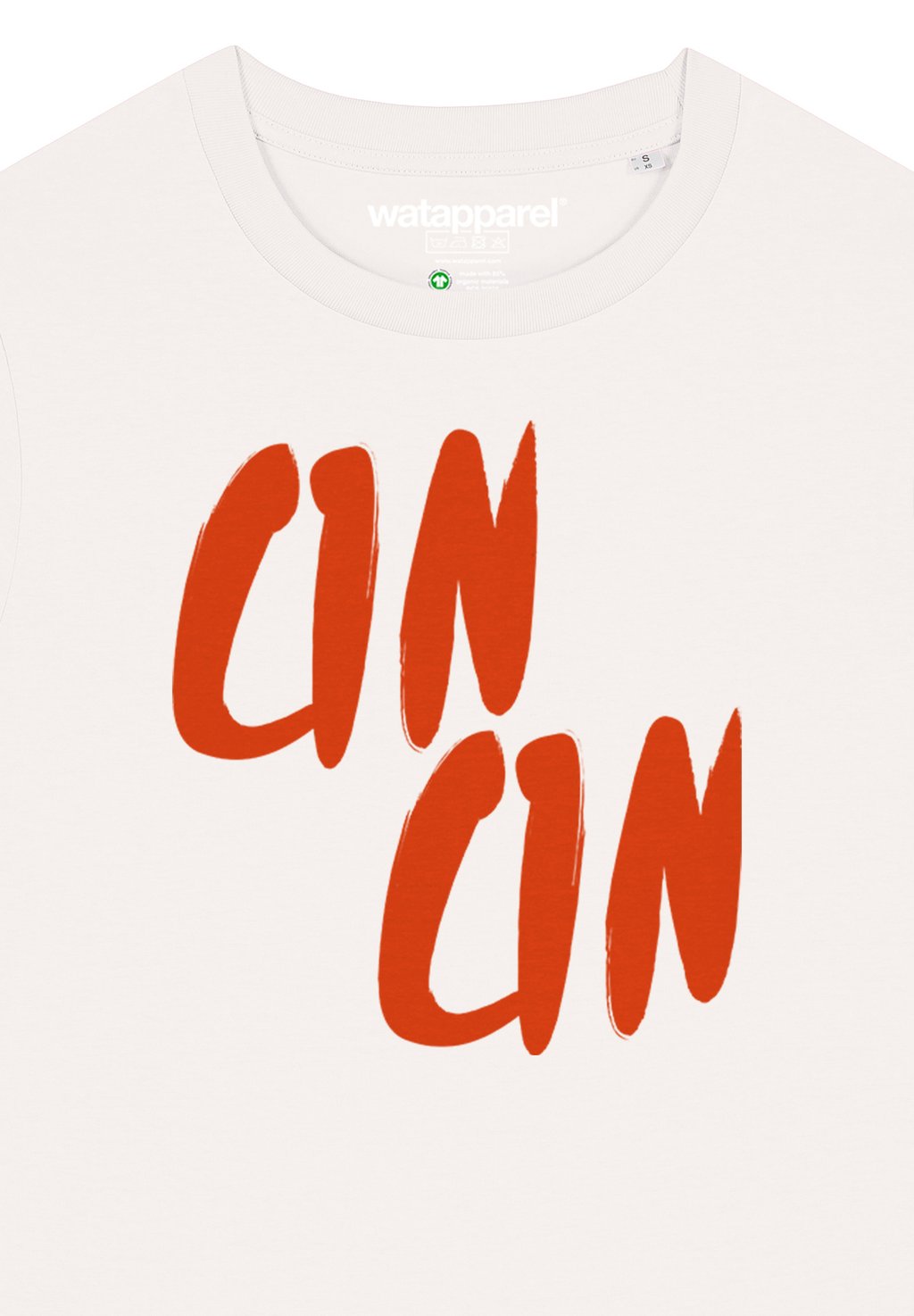 

Футболка с принтом CIN CIN watapparel, белый