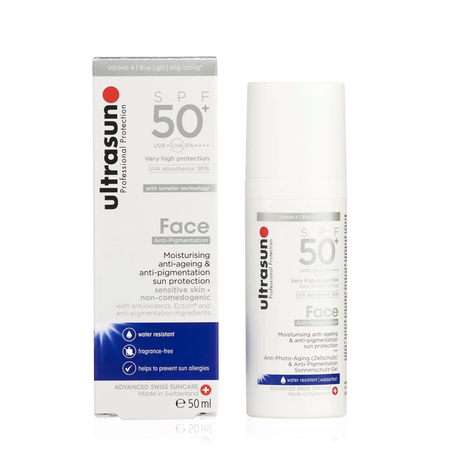 Антивозрастной солнцезащитный гель «Face Anti-Pigment» SPF50+ от Ultrasun, 50 мл Ultrasun