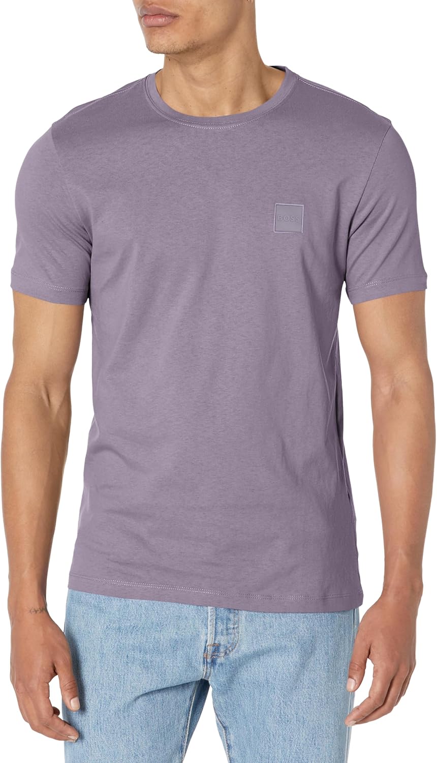 

Мужская футболка BOSS с тональной тканой нашивкой-логотипом, Purple Sage, Зеленый, Мужская футболка BOSS с тональной тканой нашивкой-логотипом, Purple Sage