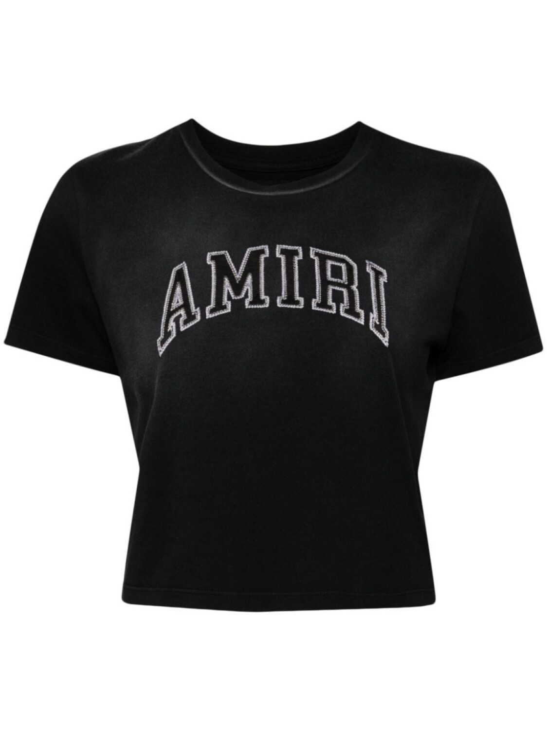 

AMIRI футболка с вышитым логотипом, черный