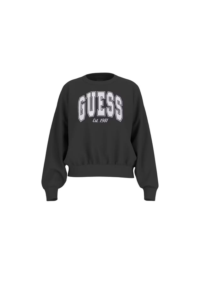 

Толстовка пуловер колледж Guess, черный