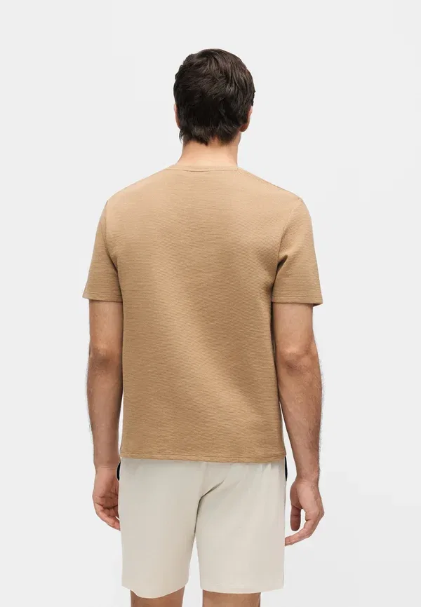 Пижамный топ Boss, medium beige, бежевый — фото 3