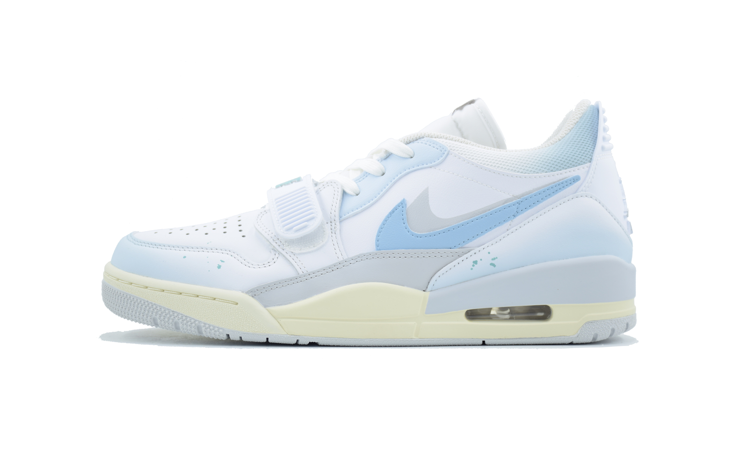 

Легаси 312 Белый Лунный Свет Низкие Кроссовки Винтажные Баскетбольные Мужские Бело-Синие Jordan