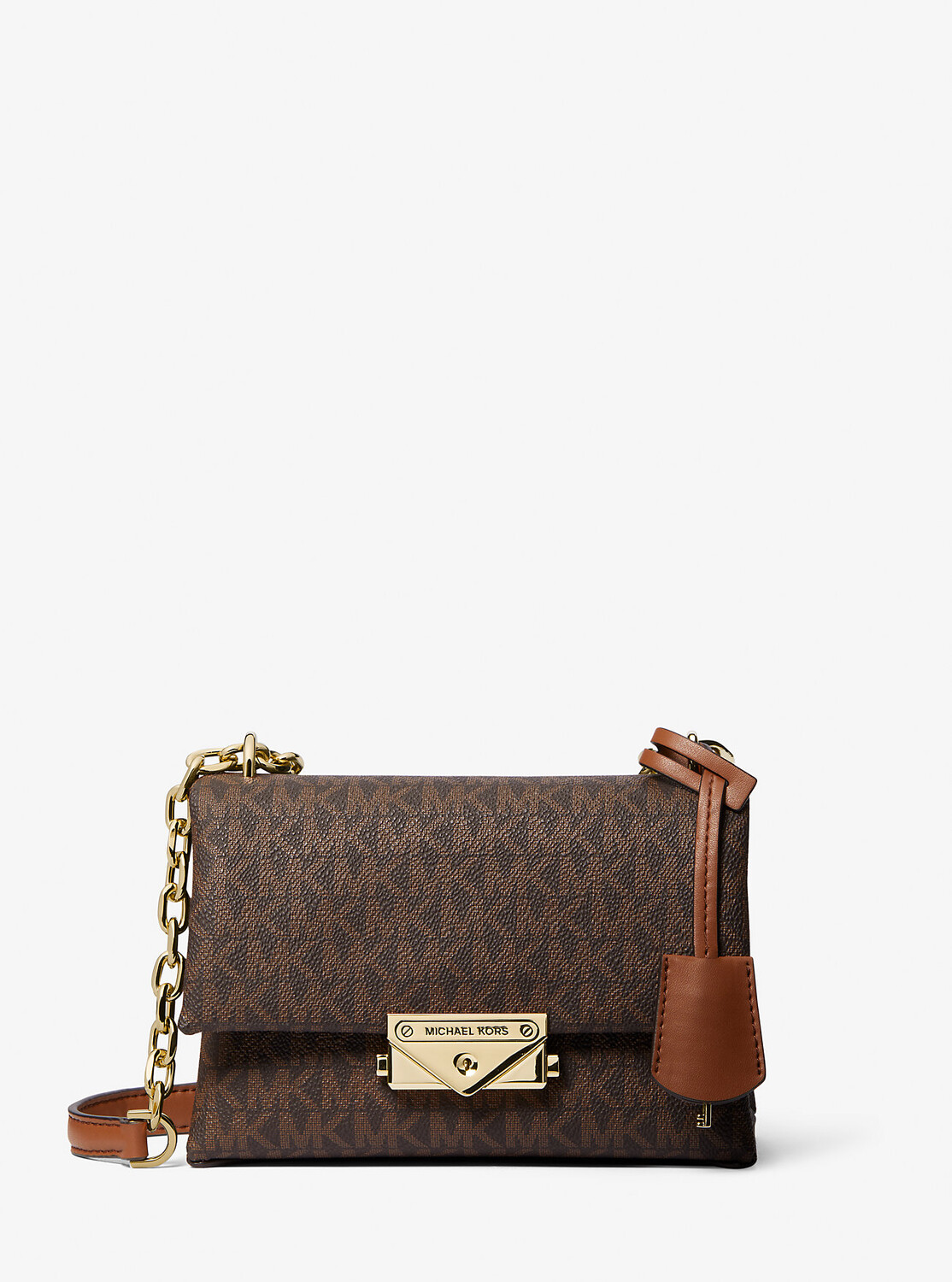 

Маленькая сумка на плечо Cece с логотипом Michael Kors, коричневый