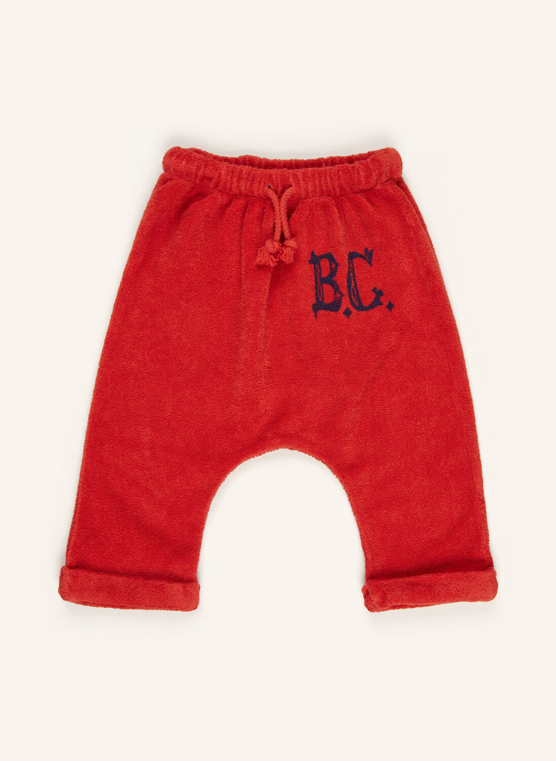 

Махровые брюки Bobo Choses, красный
