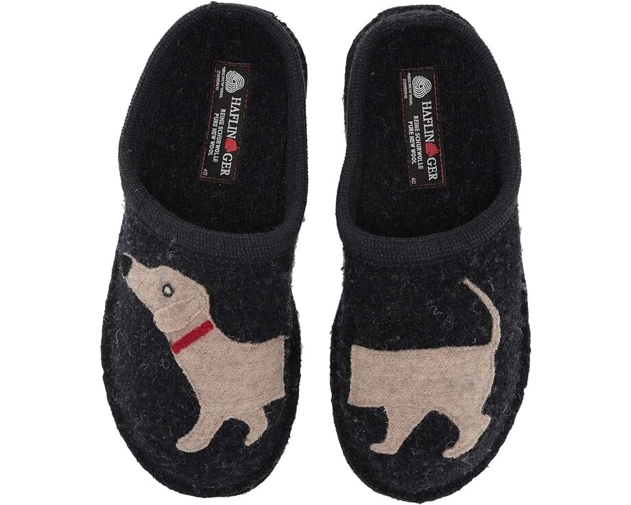 Тапочки Haflinger Doggy Slipper, цвет Captains Blue