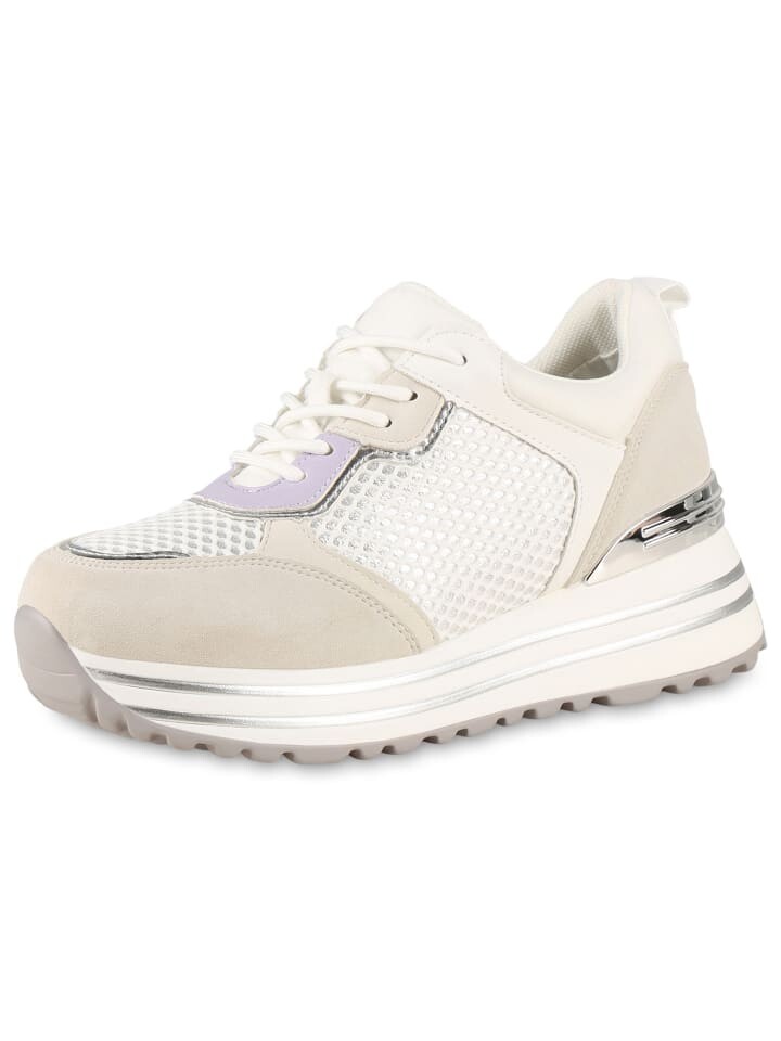 

Низкие кроссовки VAN HILL Wedges Allison, цвет weiss hellgrau