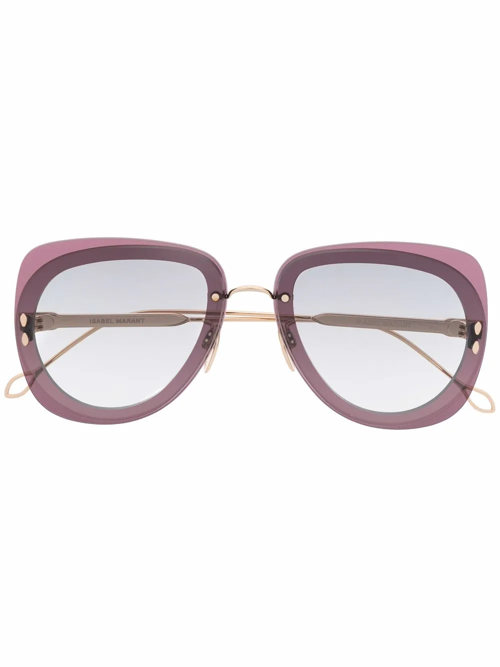 

Солнцезащитные очки в квадратной оправе Isabel Marant Eyewear, фиолетовый