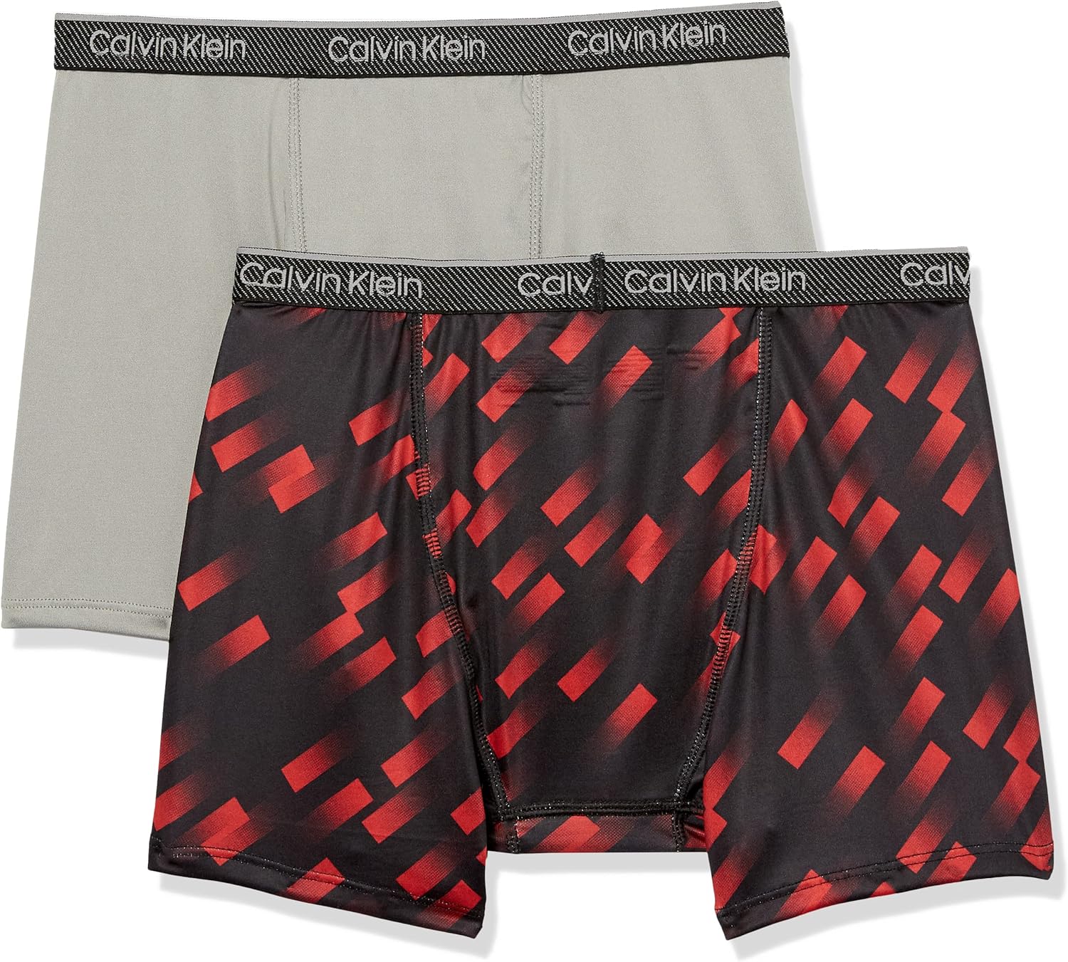 

Комплект из 4 трусов-боксеров Calvin Klein для мальчиков, Black Digi/Neutral Gray