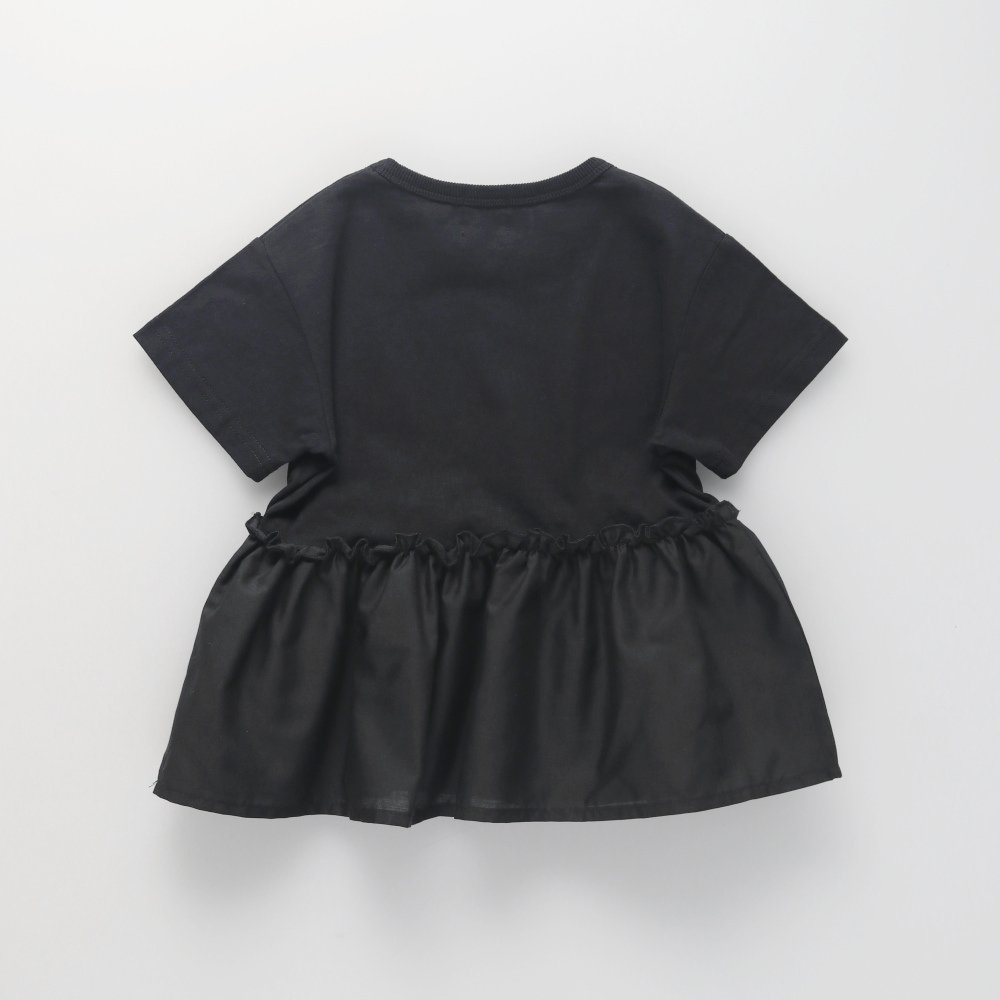 Футболка с коротким рукавом из смешанных материалов с логотипом Branshes, 85: Black — фото 3
