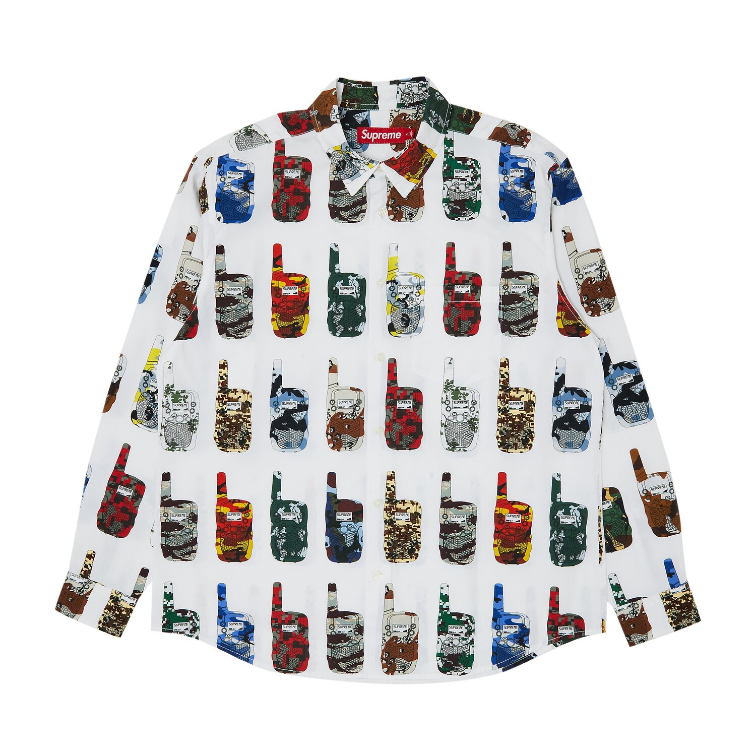 

Рубашка Supreme для рации, белая