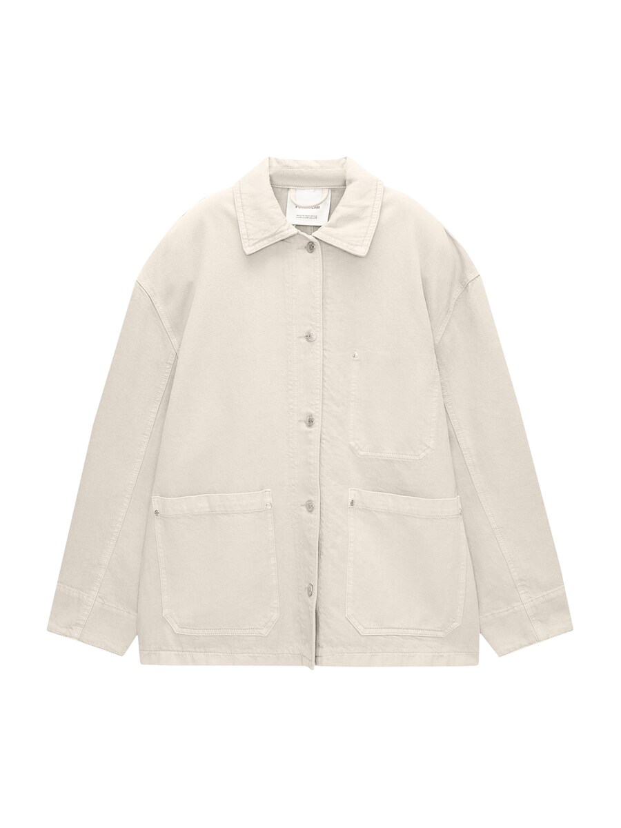 

Джинсовая куртка Pull&Bear Between-Season Jacket, экрю