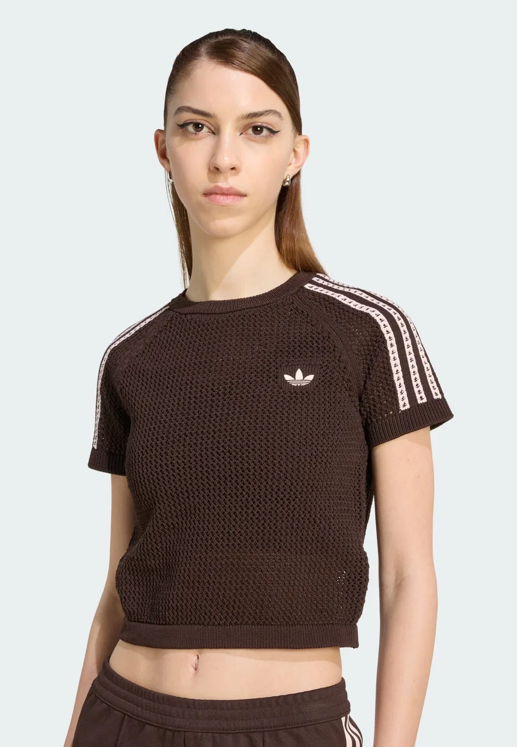 Свитер Adidas Originals Cali, коричневый — фото 3