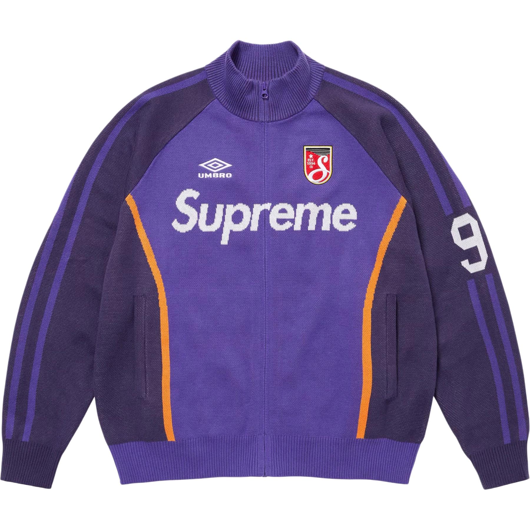 Свитер с молнией Umbro Supreme, фиолетовый