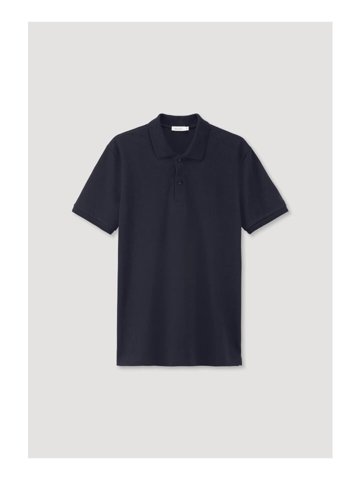 

Футболка Hessnatur Polo Regular aus reiner Bio Baumwolle, синий