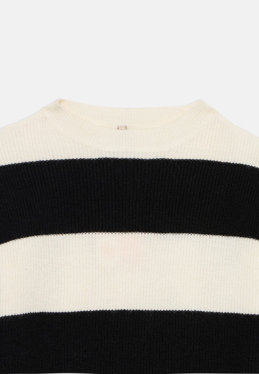 Свитер KOGFRANCA SHORT STRIPE ONLY GIRLS, слоновая кость — фото 4