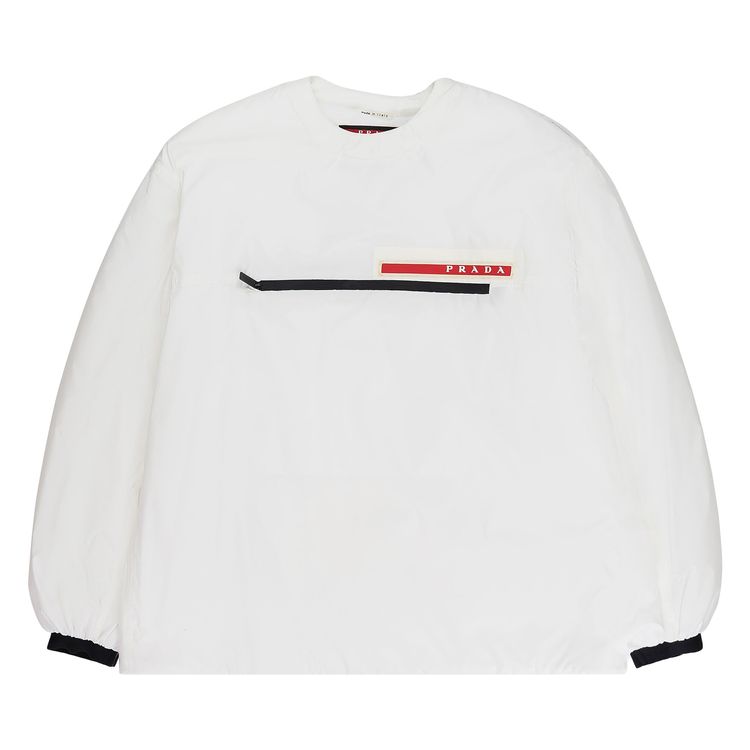 

Свитер Prada Logo Zip Sweater 'White', белый