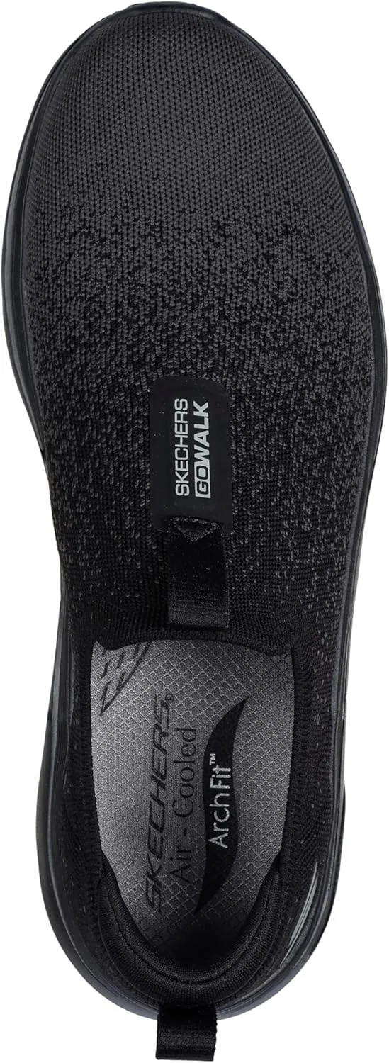 Мужские кроссовки Skechers Go Walk Arch Fit Linear Axis 2.0, Black — фото 3